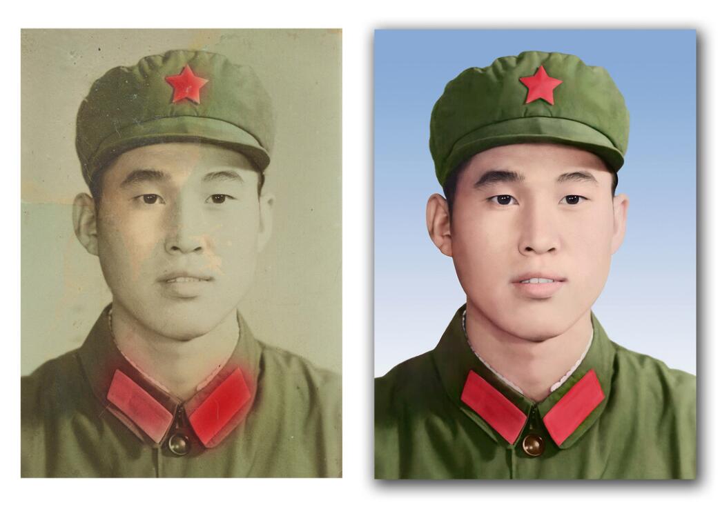 独山子破损照片修复-18